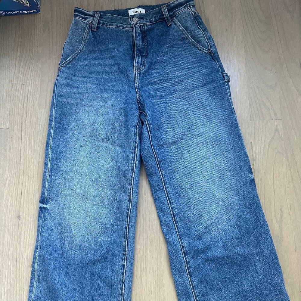 LORETTA UTILITY HIGH RISE WIDE LEG ANKLE - TONIC, 25